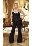 Strapless Satin Plus Size Bustier