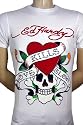 Ed Hardy by Christian Audigier T-Shirt Love Kills in weiss