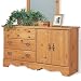 Dresser with Doors - Pine