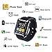 GeekEra Bluetooth Smart Watch WristWatch U8 UWatch Fit for Android Smartphones Samsung HTC Sony LG (Black)
