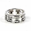 Sterling Silver Ring - Frogs - Size: 6-10