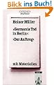 ' Germania Tod in Berlin'. 'Der Auftrag'. Mit Materialien