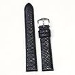 Watchband Genuine Lizard Black 18mm