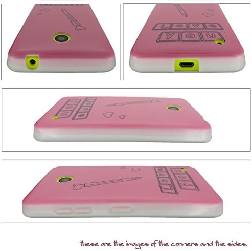 Us-Trendsss TPU Soft Cover Printed Case for Nokia Lumia 630/635 ( Shiny Light )