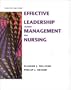 Effective Leadership and Nursing Management in Nursing, with Student Video (4th Edition)