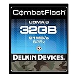 Delkin 32 GB CombatFlash (CF) PRO 625X UDMA Memory Card DDCFCOMBAT-32GB