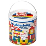 Hero 10151 - Holzbausteinetrommel, bunt, 100 Steinevon "HEROS"