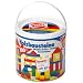 Hero 10151 - Holzbausteinetrommel, bunt, 100 Steine
