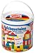 Hero 10151 - Holzbausteinetrommel, bunt, 100 Steine