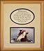 8x10 FISHERMAN Picture & Poetry Photo Gift Frame ~ Cream/Navy Blue Mat ~ Gift for a Fisherman