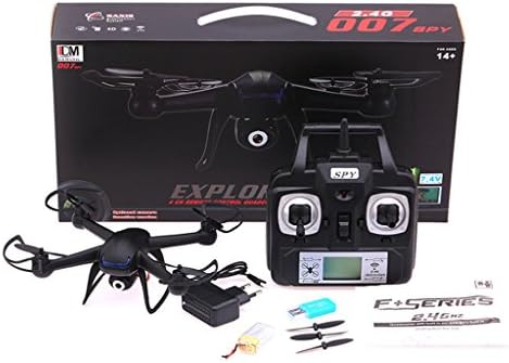 Inoble 4 Axis Propeller Remote Control Aircraft Model Toys Flashing with High-Definition Aerial Photograph Camera (With Camera 2 Million Pixels)