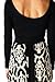 On Trend Women's Seasons Change Long Sleeve Maxi Dress & Damask Floor Length