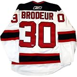 Steiner Sports NHL New Jersey Devils Martin Brodeur Authentic Reebok White Devils Jersey