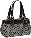 Coach Pleated Soho Signature Tote - Black & Grey or Khaki
