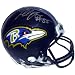 Terrell Suggs Autographed/Hand Signed Baltimore Ravens Mini Helmet