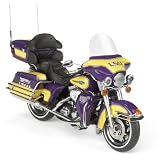 Highway 61 LSU Tigers Football Harley-Davidson Ultra Classic Electra Glide Diecast Motorcycle 1:12