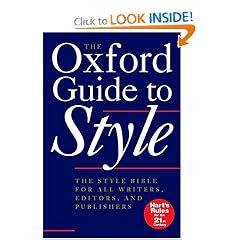 The Oxford Guide to Style