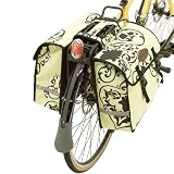 Axiom Urban Shopper Pannier Set, Yellow Floral