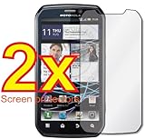 2x Motorola Photon (Motorola Electrify) 4G MB855 Premium Clear LCD Screen P ....