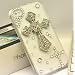 Smile Case 3D Cross Crystalized Rhinestone Bling Full Cover Case for AT&T Verizon iPhone 4 4S Made with Crystal (4 3D Clear Cross) 51GMUeuvWtL. AA75 Smile Case 3D Cross Crystalized Rhinestone Bling Full Cover Case for AT&T Verizon iPhone 4 4S Made with Crystal (4 3D Clear Cross)