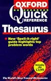 The Oxford quick reference thesaurus