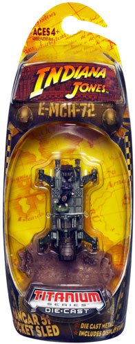 HANGAR 51 ROCKET SLED * Indiana Jones 3 Inch Titanium Series KINGDOM OF THE CRYSTAL SKULL Die-Cast Vehicle