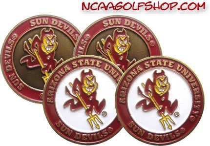 Arizona State Sun Devils Golf Ball Markers