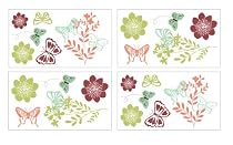 NoJo Alexis Garden Wall Decals