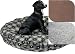 Super Soft Round Bed - 52 in. in Polysuede Tan