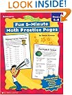 Fun 5-Minute Math Practice Pages (6-8) (Ready-To-Go Reproducibles)