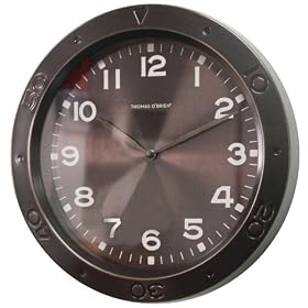 Thomas O'Brien Metal Wall Clock - Bronze (14")
