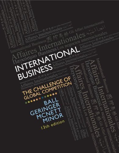 MP International Business with CESIM Global Challenge Simulation Access Card by Ball, Donald, Geringer, Michael, Minor, Michael, McNett, Jea 13th (thirteenth) Edition [Hardcover(2012)]