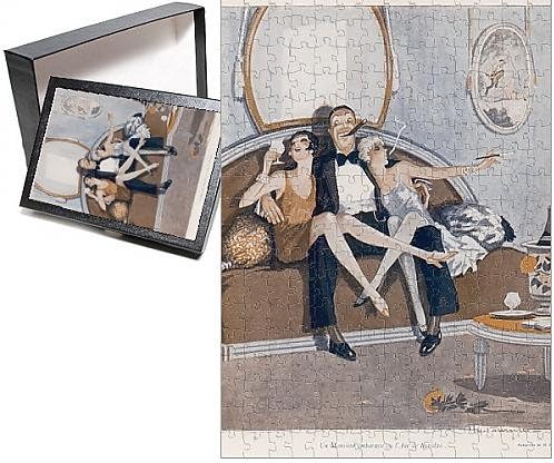 Photo Jigsaw Puzzle Of Threesome On The Sofa