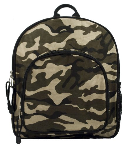 Doodlebugz Crayola Backpack, Green Camouflage (198AB)