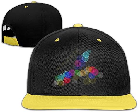 NUBIA See You On The 7th Boys&amp;Girls Running Hat Adjustable Cap Yellow