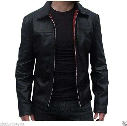 leatherjacket Mens Genuine Lambskin Motorcylce Leather Jacket