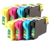 8 Epson Compatible Printer Ink Cartridges for Epson Stylus SX230, SX235W, SX420W, SX425W, SX435W, SX440W, SX445W, SX525WD, SX535WD, SX620FW and Stylus Office B42WD, BX305F, BX305FW, BX320FW, BX525WD, BX625FWD, BX635FWD, BX925FWD, BX935FWD, Printers. x2 full Sets 2x T1291, 2x T1292, 2x T1293, 2x T1294 These Cartridges Holds 4x More Ink Than Other Cartridges. High Capacity Ink Cartridges