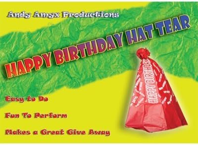 Happy Birthday Hat Tear by Andy Amyx - Trick