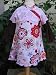 Baby Nay Long Sleeve Lotus Overlay Dress