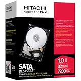 Hitachi Deskstar 3.5' 1TB 7200RPM SATA II 16MB Cache Internal Hard Drive 0S00163