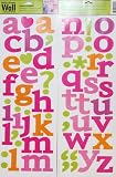 Main Street Wall Creations Jumbo Stickers - A B C's Colorful