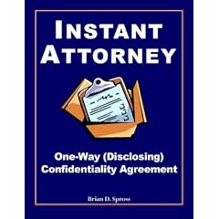 Instant Attorney's One-Way Confidentiality Agreement: Disclosing Information