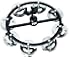 Meinl Percussion HTHH1BK Headliner Hi Hat Tambourine, Black