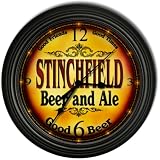 STINCHFIELD 'S Beer and Ale Cascading Pub Wall Clock