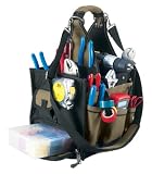 Custom LeatherCraft 1528 23 Pocket Large Electrical and Maintenance Tool Carrier