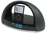 Sylvania SIP320 iPhone/iPod Dock Clock Radio with FM Tuner, LCD Alarm Clock Display and Full Function Remote Control (Black)