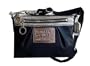 Coach Poppy Black Leather Pleated Swingpack Crossbody Handbag Bag Style 42857