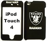 Oakland Raiders football Apple iPod iTouch touch 4 4G Faceplate Hard Cell Protector Case Housing Cover Snap On NEW !!