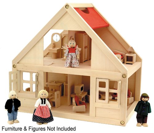 Childrens Toyshop  Toys : Toy Box - Doll House - Wooden