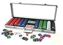 Aluminium Case 500 Chip Set - 7.5g Chips with Number Design